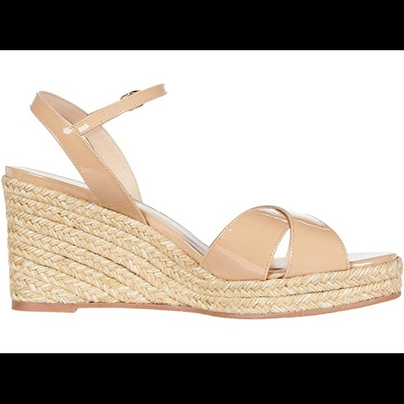 Stuart Weitzman😊NEW😀Rosemarie adobe patent sz 10 - Picture 6 of 12